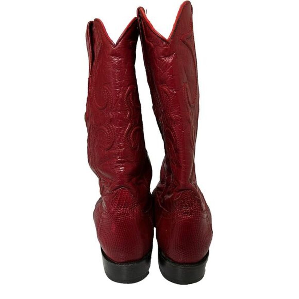 Red Los Altos Cowboy Boots - Picture 5 of 9